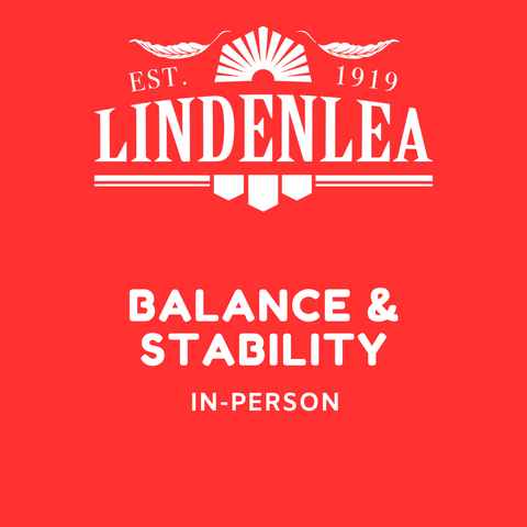 BALANCE AND STABILITY - WEDNESDAY 10:15AM (IN PERSON)