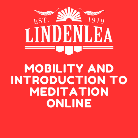 MOBILITY AND INTRODUCTION TO MEDITATION ONLINE - WEDNESDAY 8:00AM