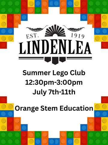 Summer LEGO Club!  July 7th-11th - 12:30pm-3:00pm
