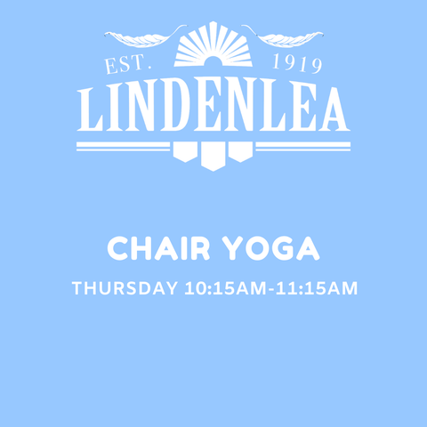 CHAIR YOGA ONLINE - Tuesday - 10:30AM